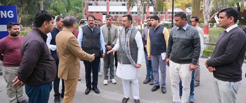 विधान सभा स्पीकर ने किया एमएलए हॉस्टल का औचक निरीक्षण, अधिकारियों को दी हिदायत
